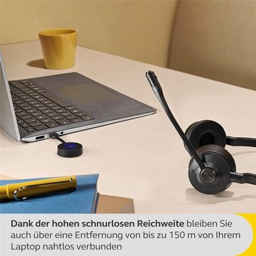 Jabra Link 400 USB-A DECT Adapter Wireless-Headset (für ausgewählte Jabra Engage, MS Variante, Schwarz)