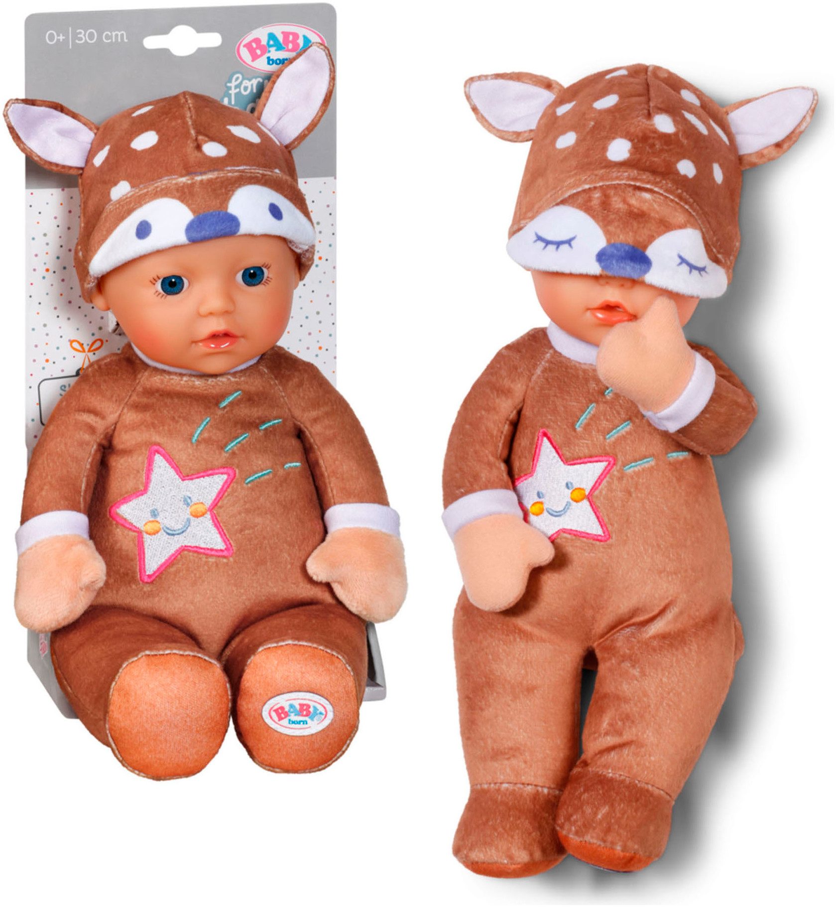 Baby Born Babypuppe for babies Sleepy Reh, 30 cm, mit Rassel im Inneren günstig online kaufen