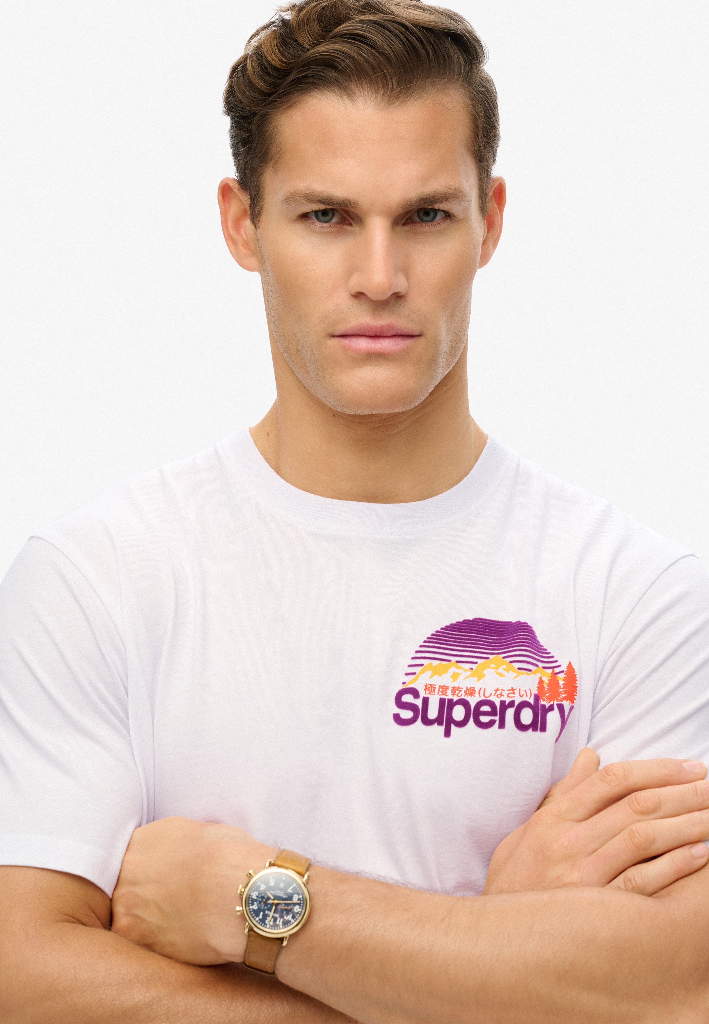 Superdry Rundhalsshirt CL GREAT OUTDOORS CHEST günstig online kaufen