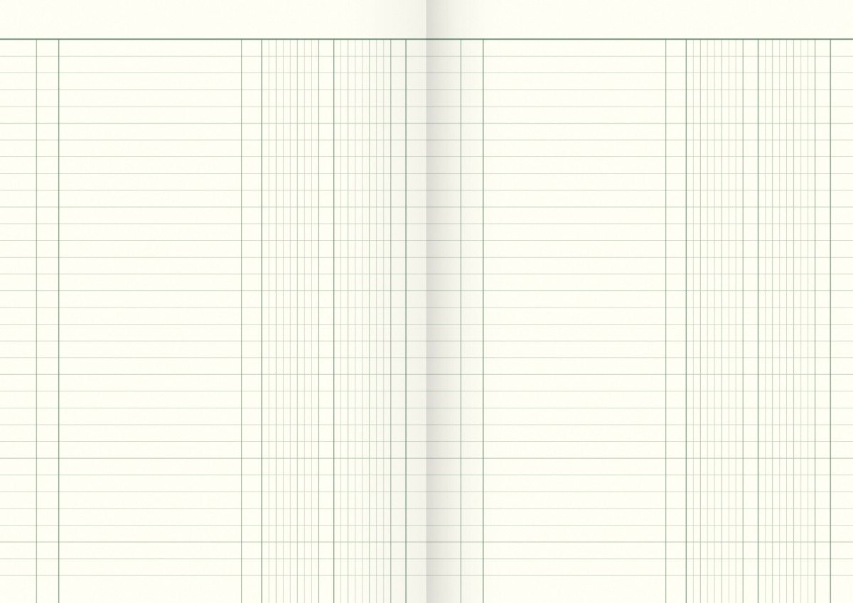 Thumbnail - König & Ebhardt Notizbuch Spaltenbuch A4 2 Spalten 40 Blatt hellblau.