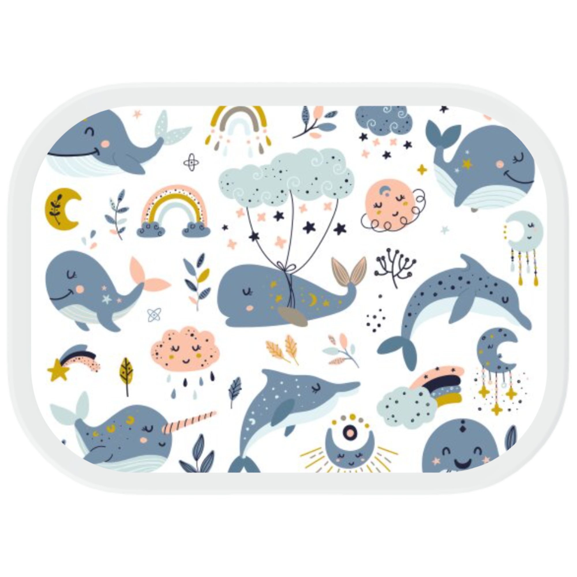 Mepal Lunchbox Mepal Campus 750 ml Lunchbox Aquarelltier - Wal
