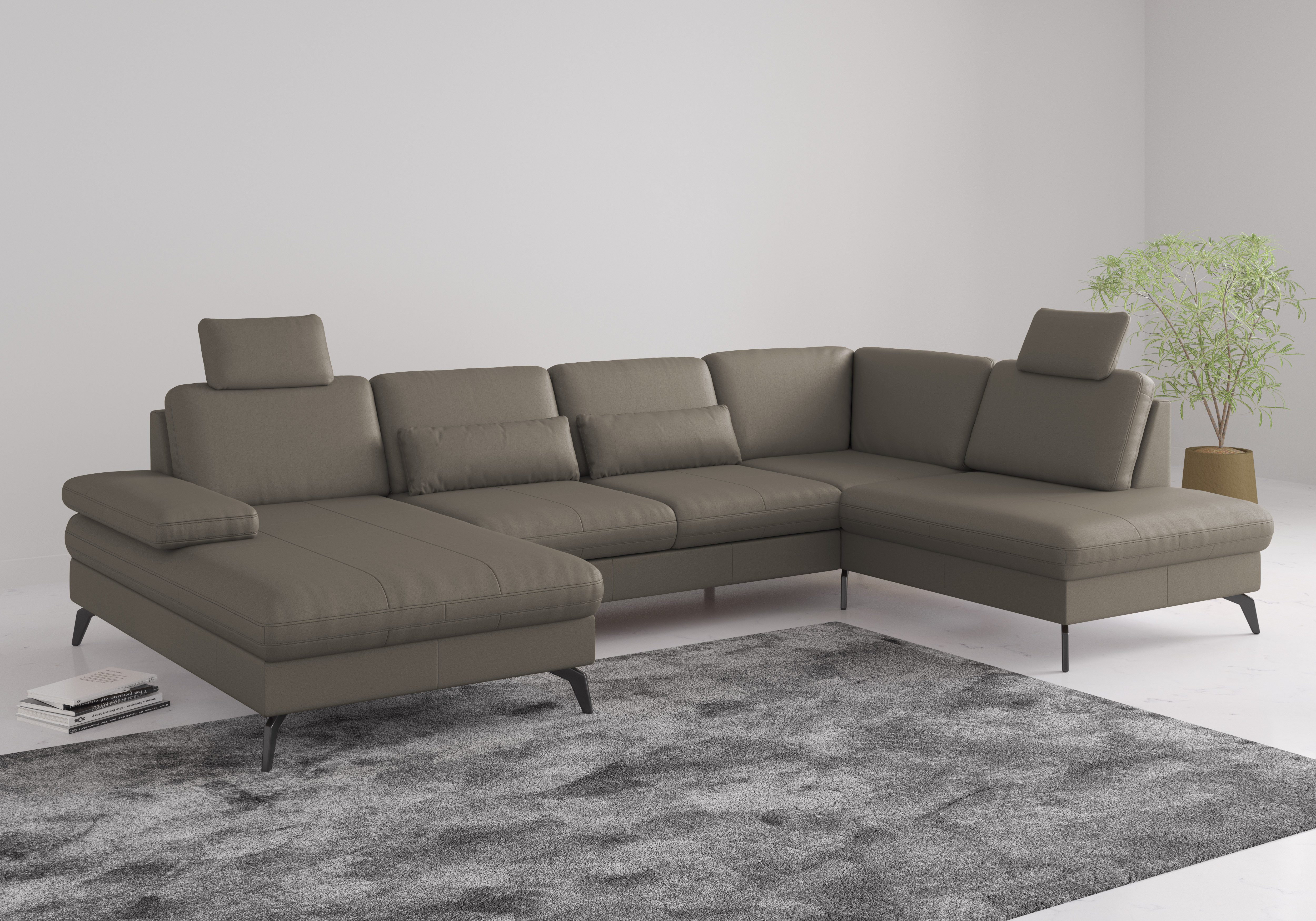 sit&more Wohnlandschaft Morris Jubi, wahlweise mit Armteilverstellung, Bettfunktion & Bettkasten