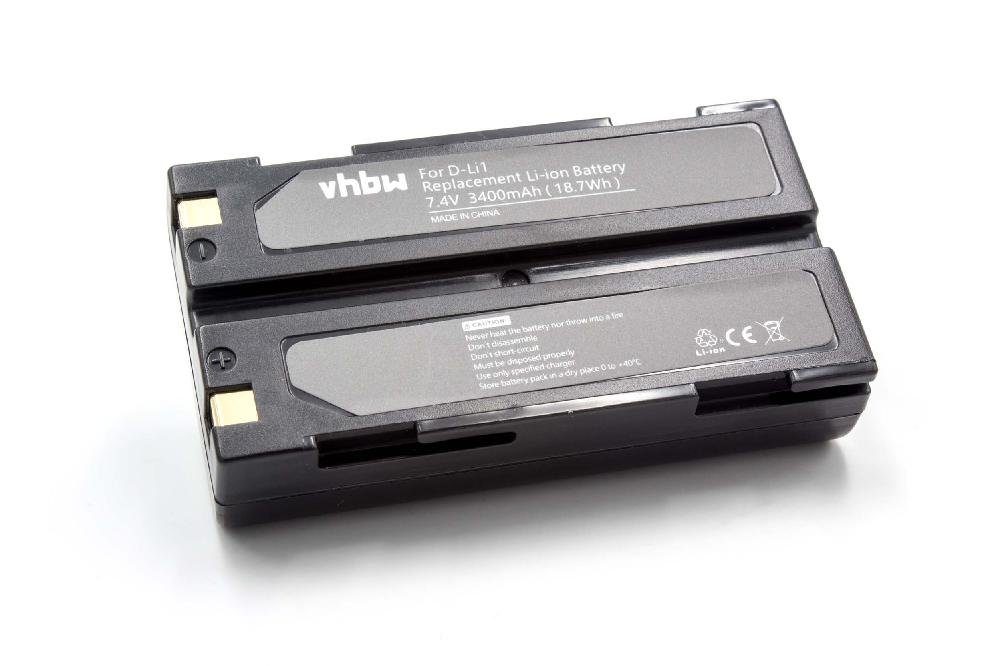 vhbw kompatibel mit APS BC1071 Kamera-Akku Li-Ion 3400 mAh (7,4 V)