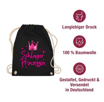 Shirtracer Turnbeutel Schlager Prinzessin - Konzert Volksmusik Schlagerparty, Schlager Party Outfit