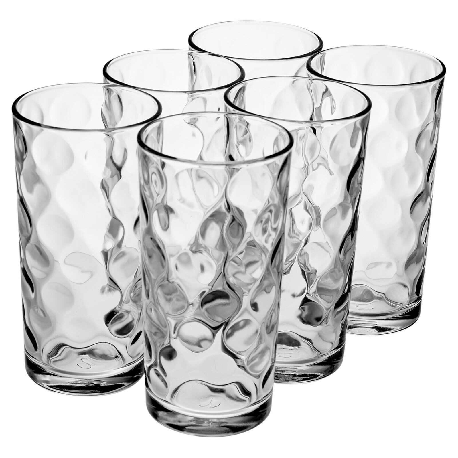 Pasabahce Glas Space 6er Set Trinkgläser 265ml Longdrink Glas Wasserglas, 6-tlg.