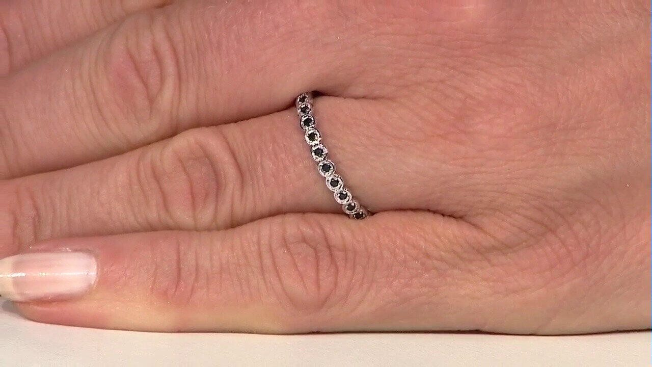 Cavill Silberring Cavill Damenring 925 Sterling Silber mit 0,21 ct schwarze günstig online kaufen