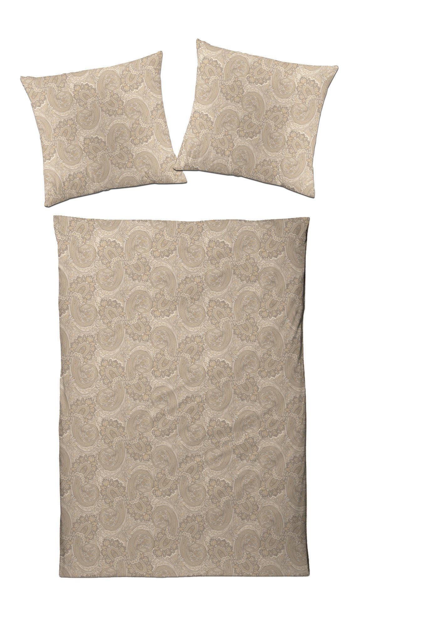 Estella Bettwäsche Estella Mako Jersey Bettwäsche 135x200 Ornamente Paisley günstig online kaufen