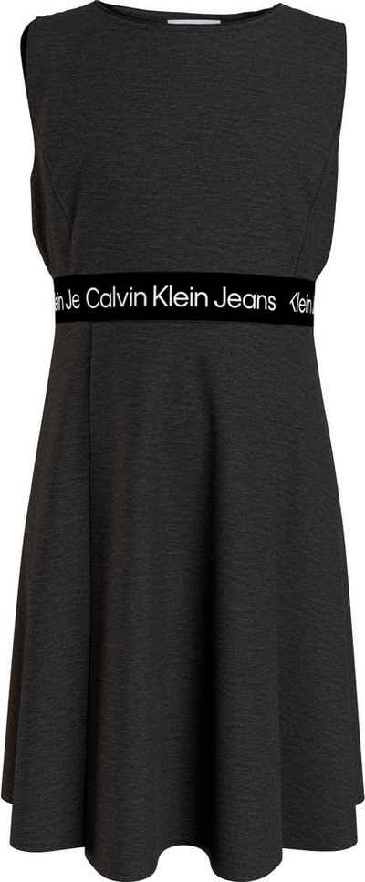 Calvin Klein Jeans Shirtkleid mit Calvin Klein Logo-Tape an der Taille