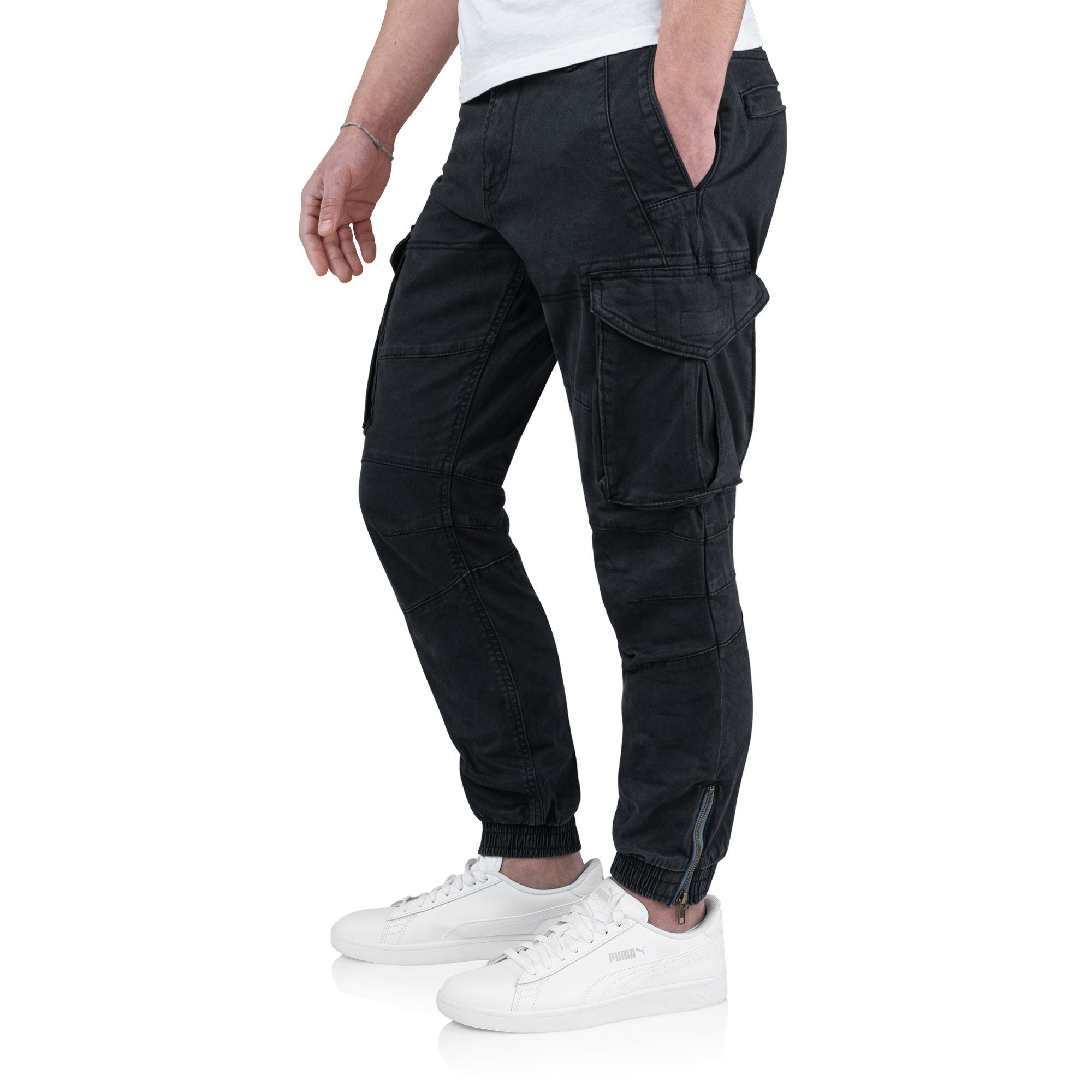 FALKENSTEJN Cargohose FALKENSTEJN Kruger - Herrencargohose Freizeithose Trekkinghose