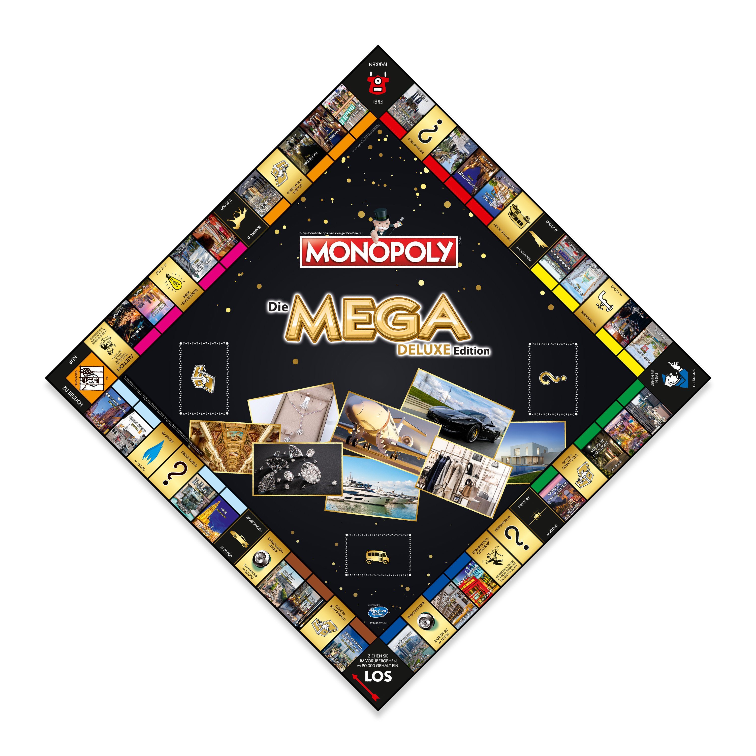 Winning Moves Spiel Monopoly - Mega Deluxe, Brettspiel