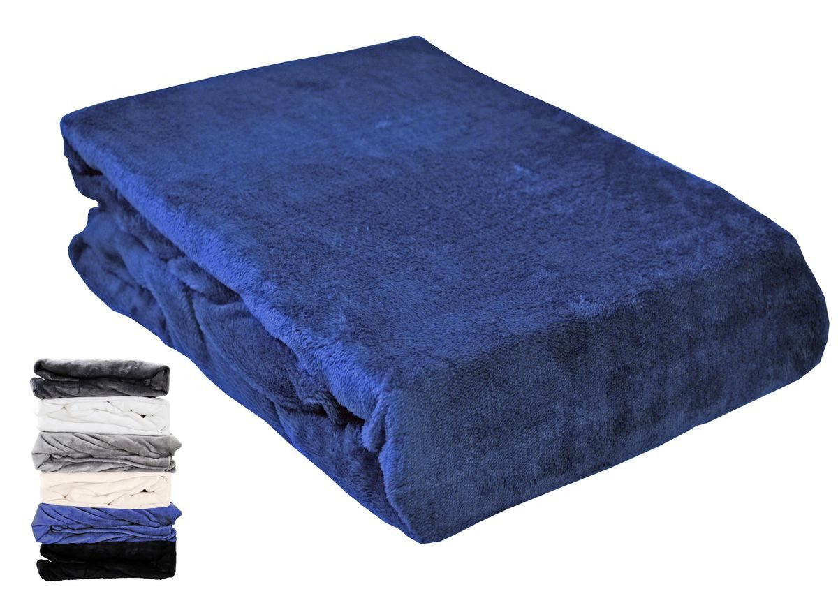 JACK Spannbettlaken Teddy Flausch Cashmere Touch Weiß Grau Anthrazit, Micro günstig online kaufen