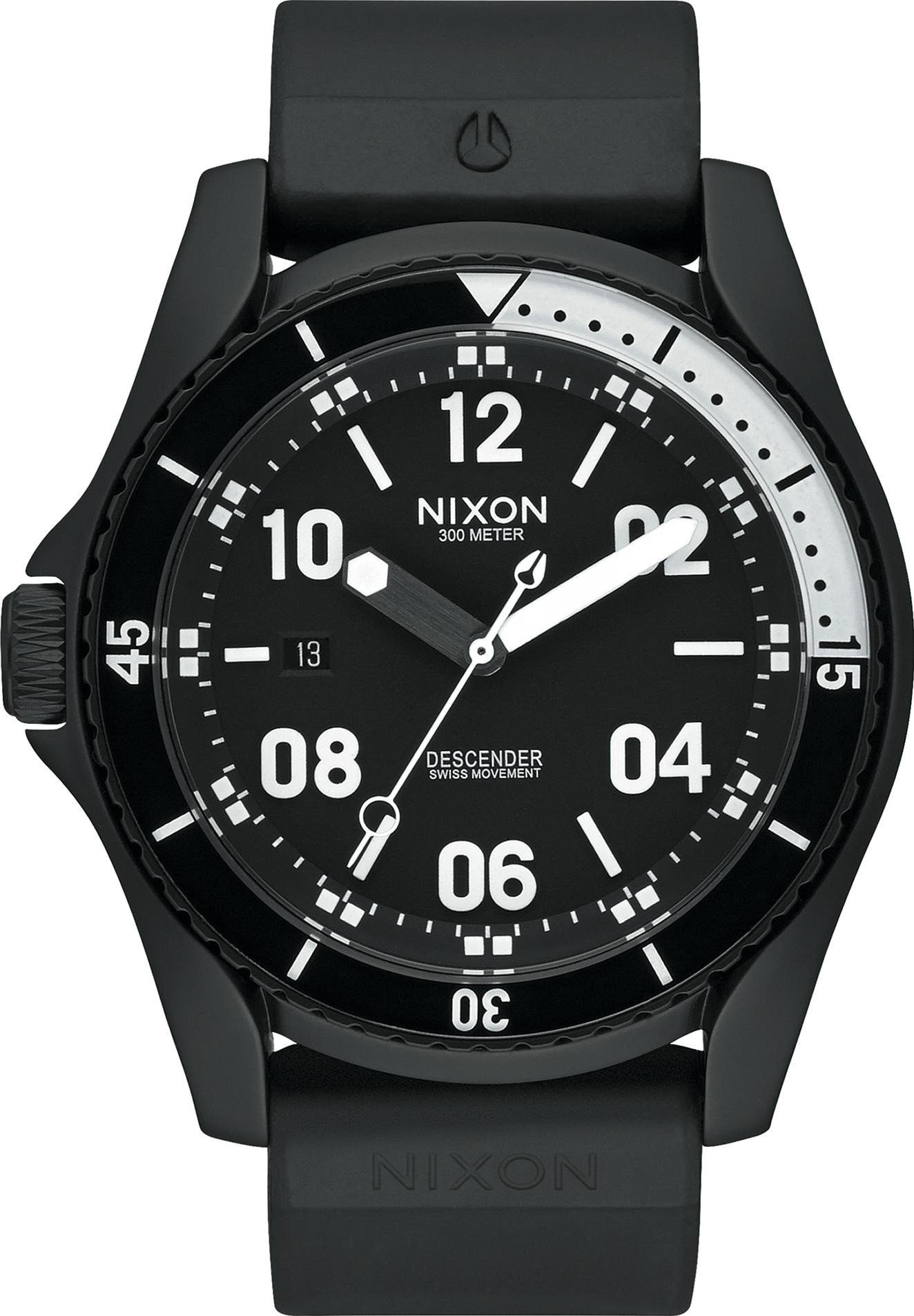 Nixon Taucheruhr Nixon Descender Sport A960-001 Herrenarmbanduhr Taucheruhr, Taucheruhr