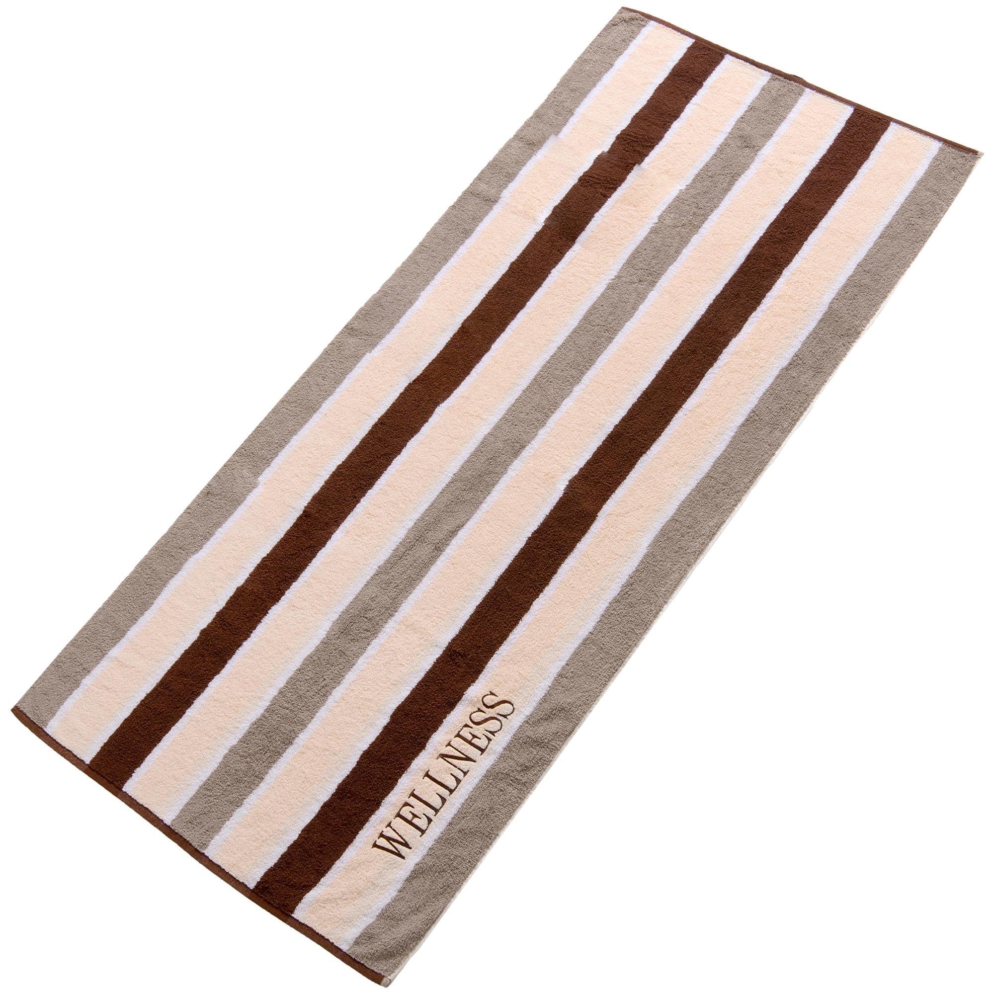 aqua-textil Saunatuch Wellness Strand Handtuch Frottee günstig online kaufen