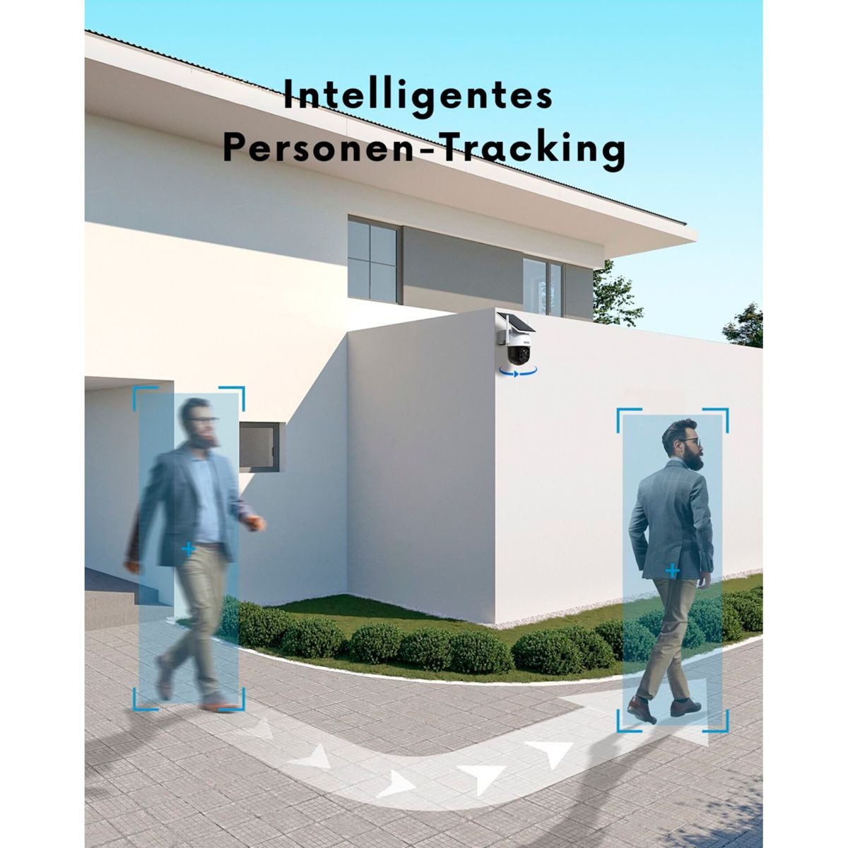 Aosu Überwachungskamera Zubehör Smart Security SolarCam D1 Classic – Bild 3 von 5