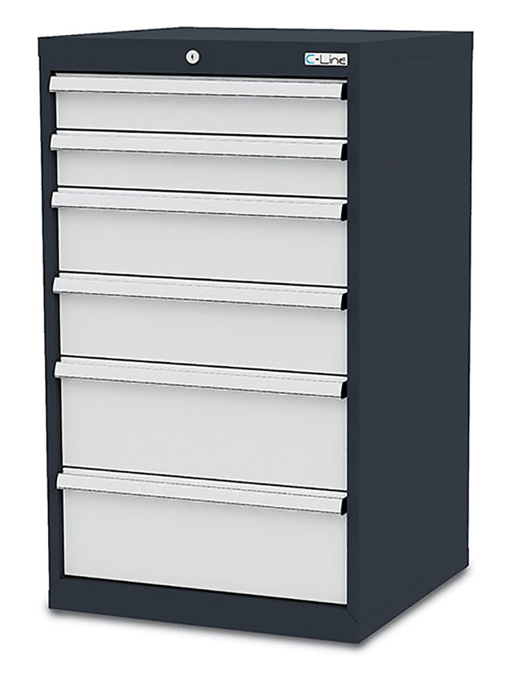 Simplaflex Werkzeugschrank Simplaflex Schubladenschrank, 6 Schubladen, BxTxH 600x575x1020 mm