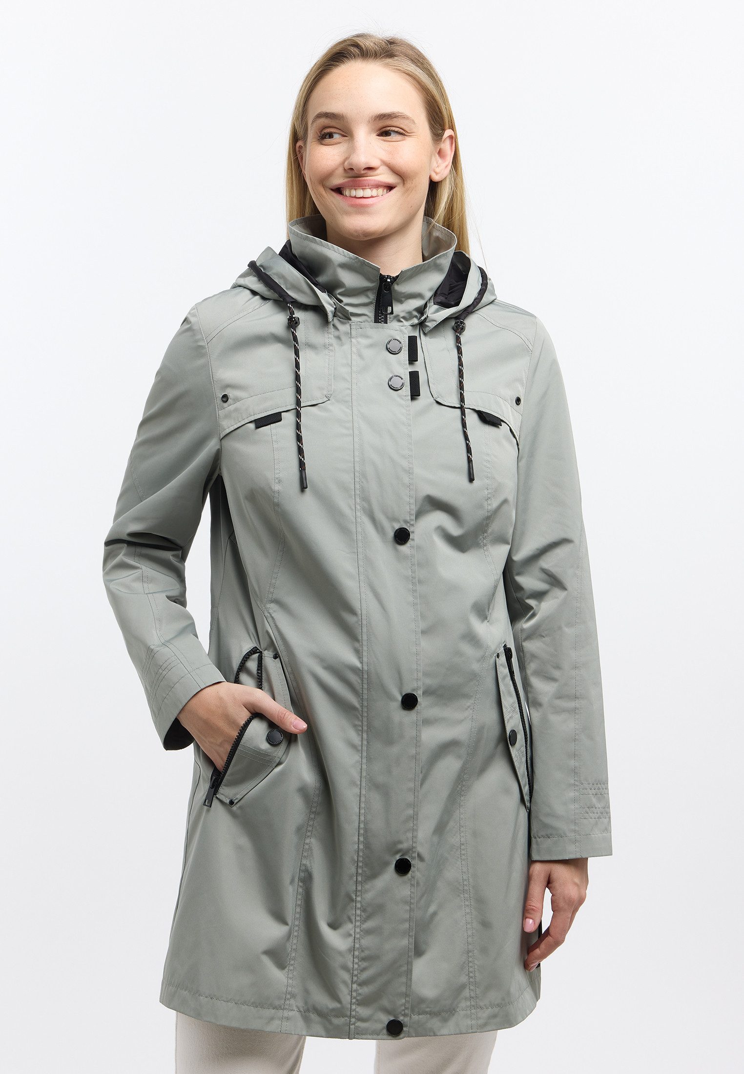 Barbara Lebek Outdoorjacke mit 2-Wege-Reißverschluss