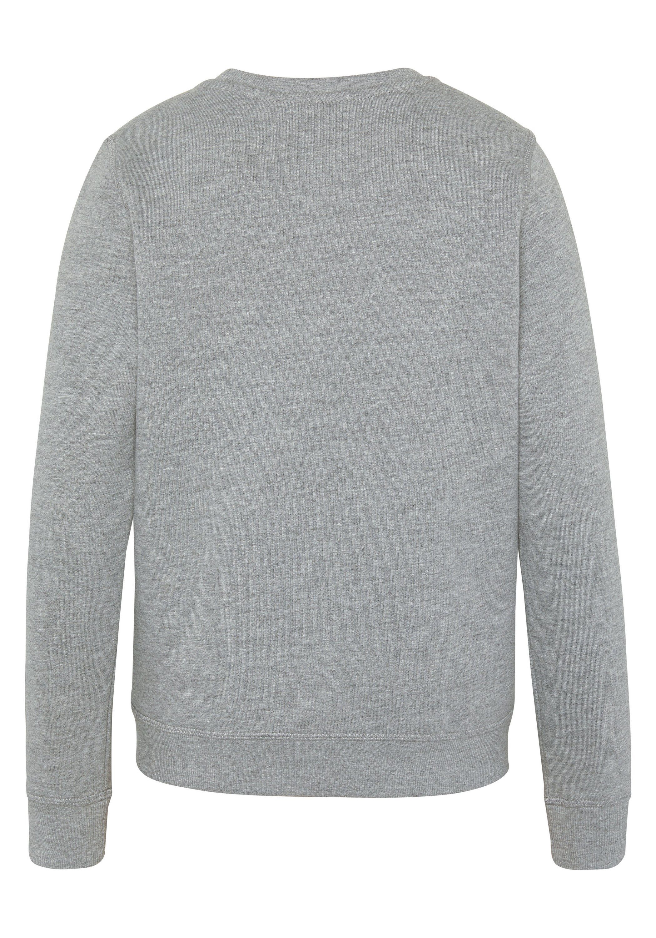 Polo mit Label-Print Sylt Neutr. Gray Sweatshirt