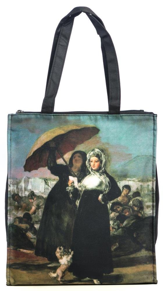 Luckyweather not just any other day Shopper Einkaufstasche Shopping Twinbag Motiv YOUNG WOMAN READING A LETTER (1-tlg., 1 Stück Shopping Bag), Schultertasche beidseitig bedruckt mit Motiv bedruckt