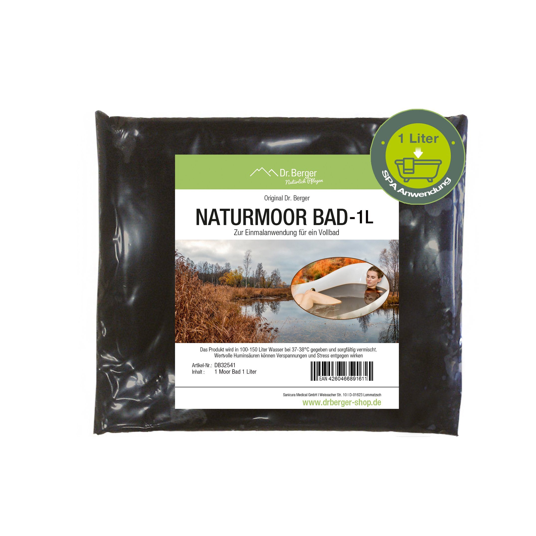 Dr. Berger Moorbad Naturmoor Bad, 100 % natürliches Moor