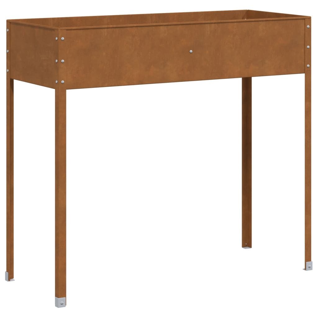 vidaXL Blumentopf Pflanzkübel 100,5x40,5x90 cm Cortenstahl