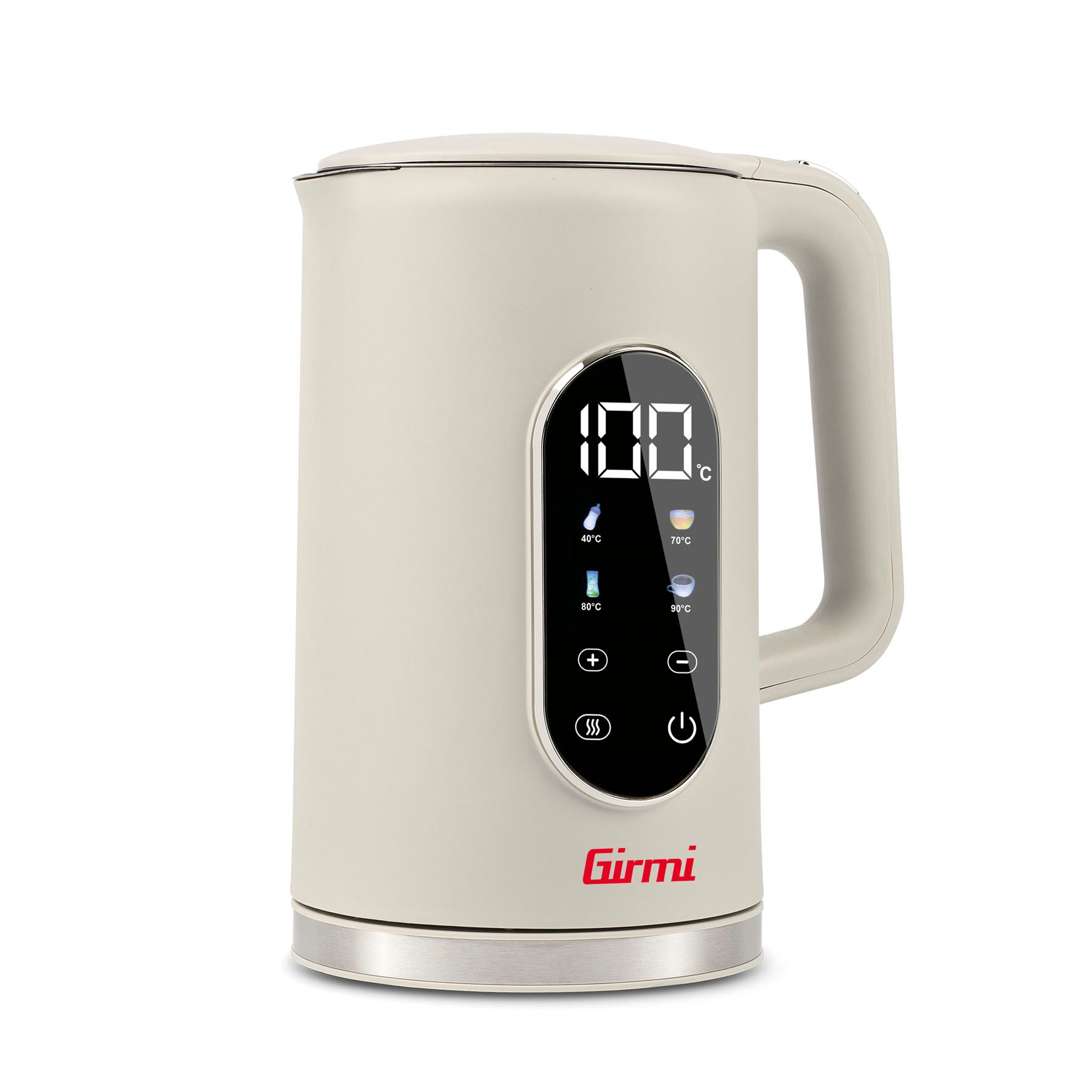 Girmi Wasserkocher BL9101, 1.7 l, 1,7 l, Touchdisplay, Temperaturwahl, Warmhaltefunktion