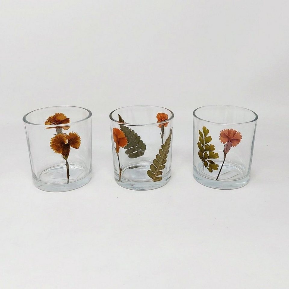 Teelichthalter, formano Transparent Glas D:7cm H:8cm