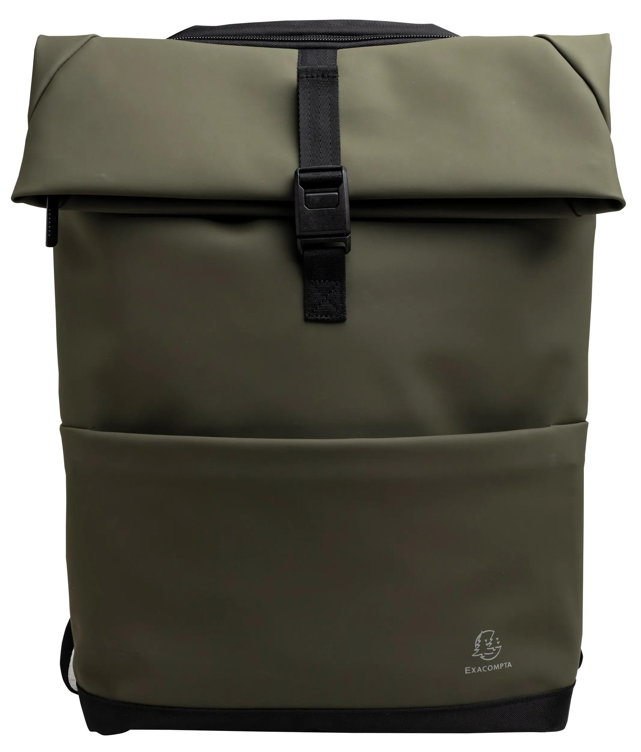 EXACOMPTA Cityrucksack Laptoprucksack mit 2 Fächern, 37x46x16 cm, Exactive - Khaki - 17535E, Rucksack