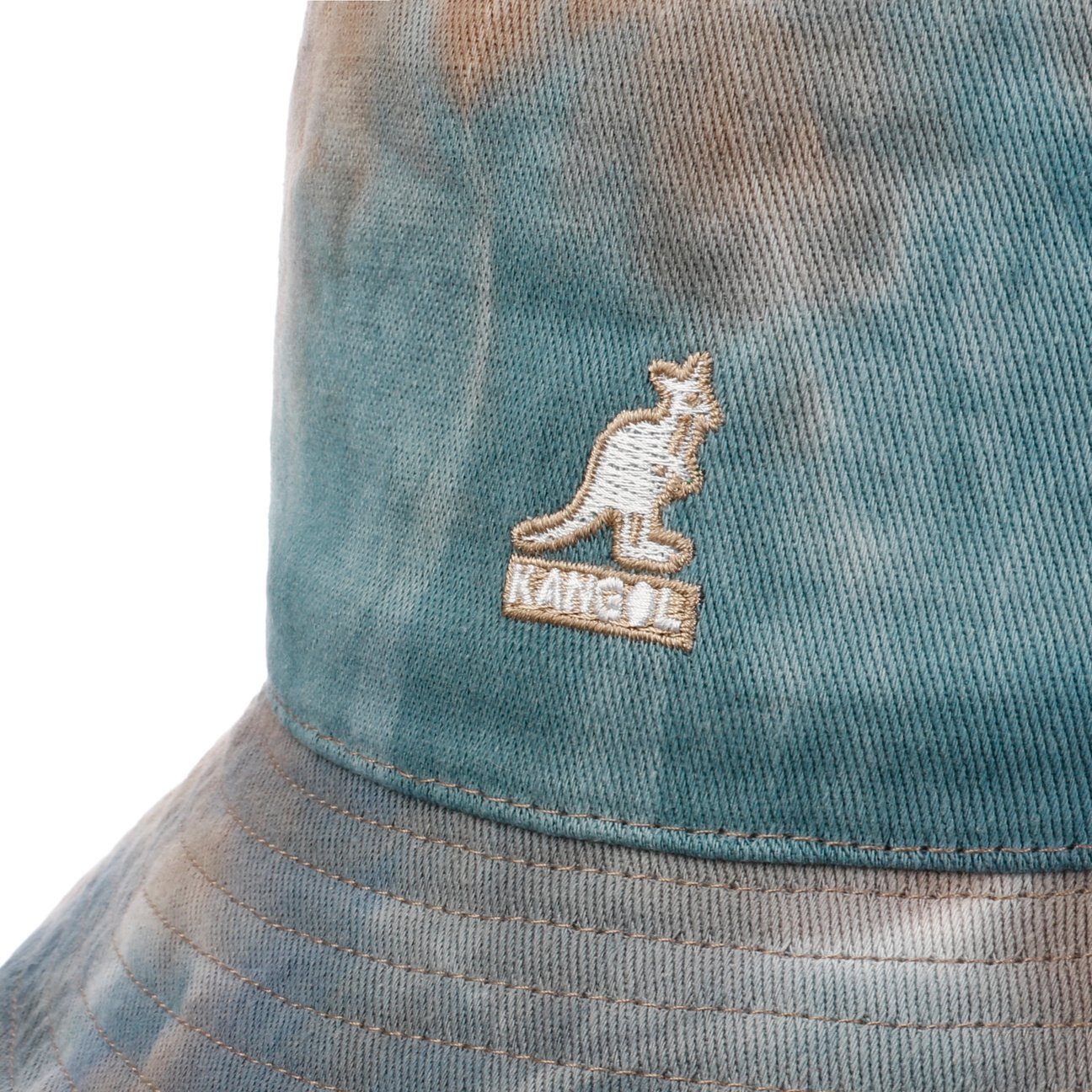 Kangol (1-St) Fischerhut Baumwollhut blau