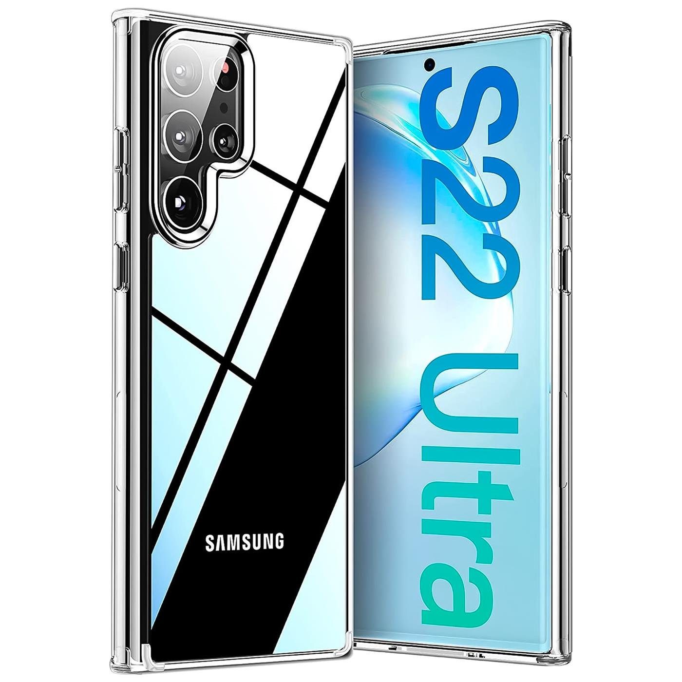 Kaufe Für Samsung S22 Ultra 5G Lederüberzug Handyhülle für Galaxy