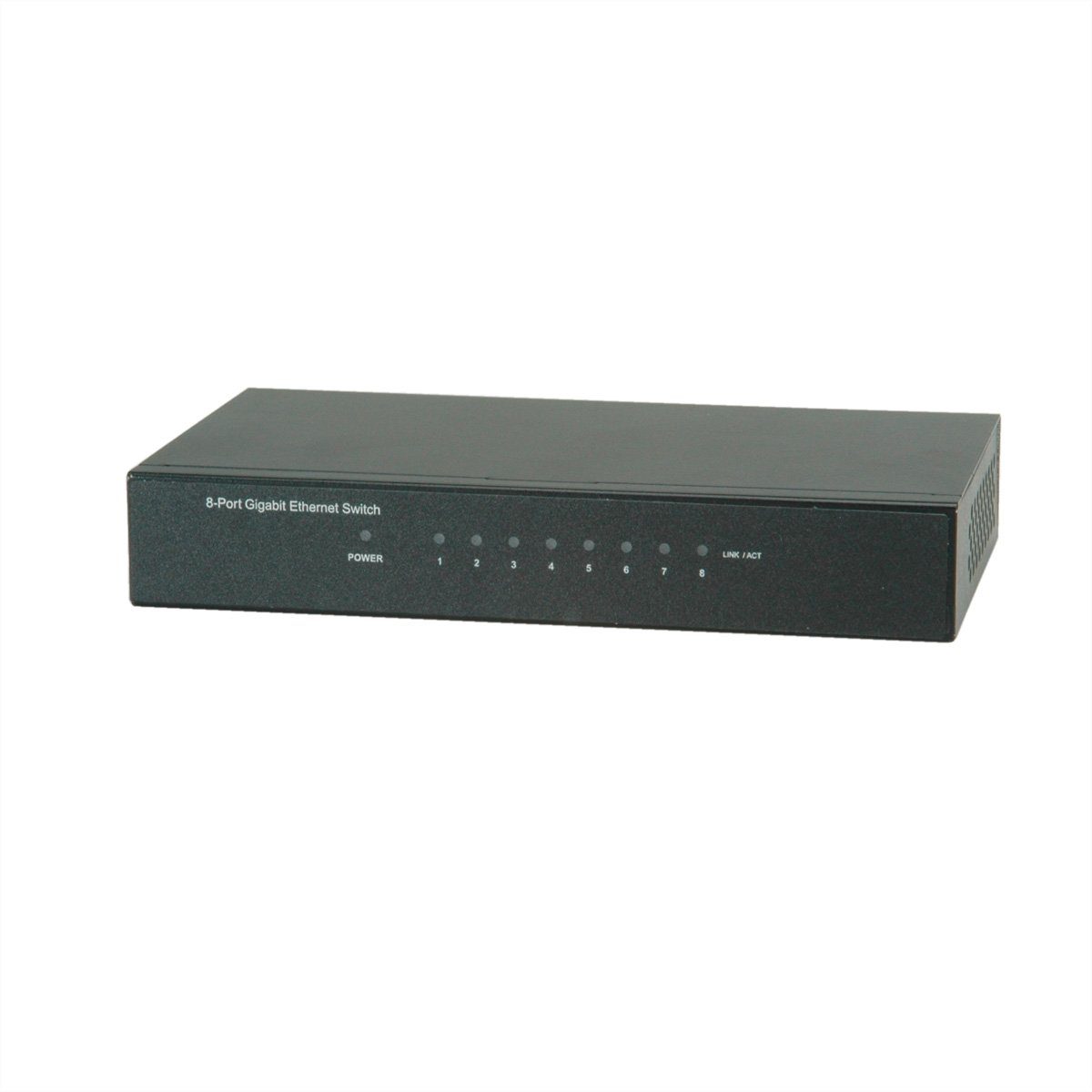 ROLINE Gigabit Ethernet Switch, 8 Ports Netzwerk-Switch