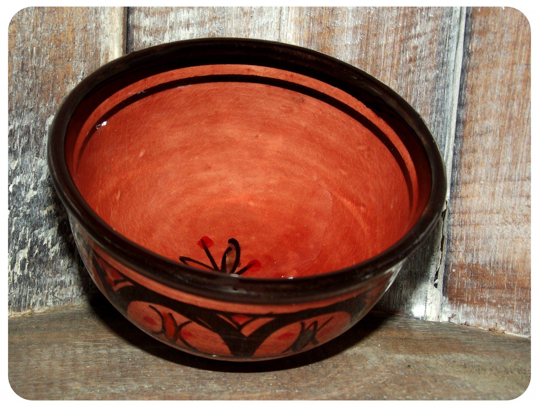 Rot Schüssel Keramikschüssel, 1-tlg), (klein, Keramik, handarbeit SIMANDRA marokkanische Orientalische