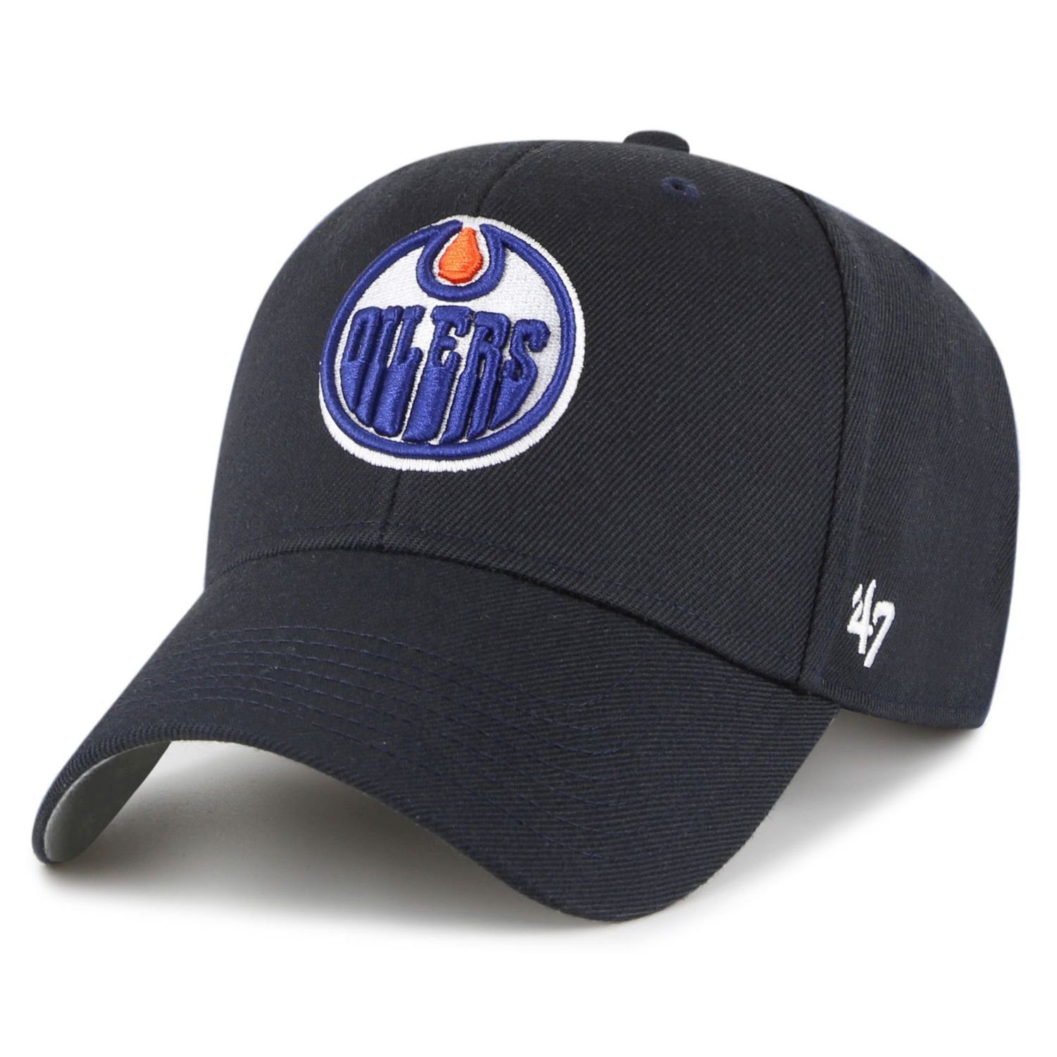 SURE Oilers Brand Curved Edmonton '47 Cap SHOT Snapback
