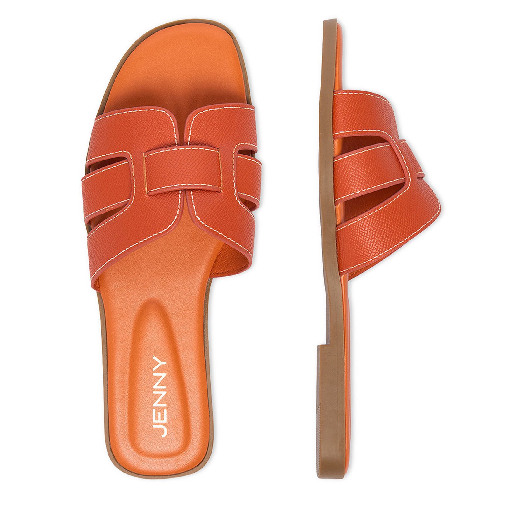 Jenny Jenny Damen Flip-Flops Orange Badepantolette
