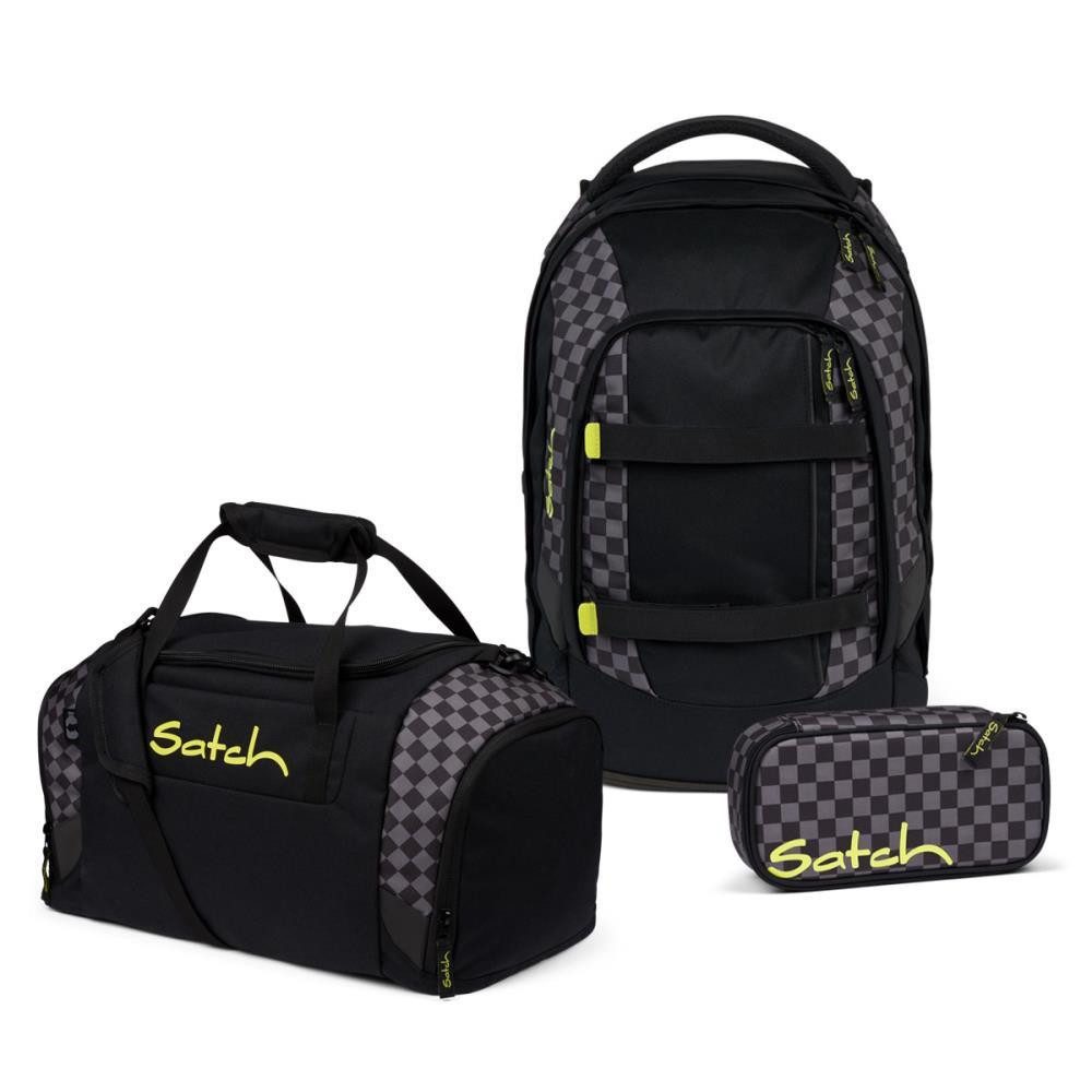 Satch Schulrucksack Pack (Set, inkl. Schlamperbox und Sporttasche)