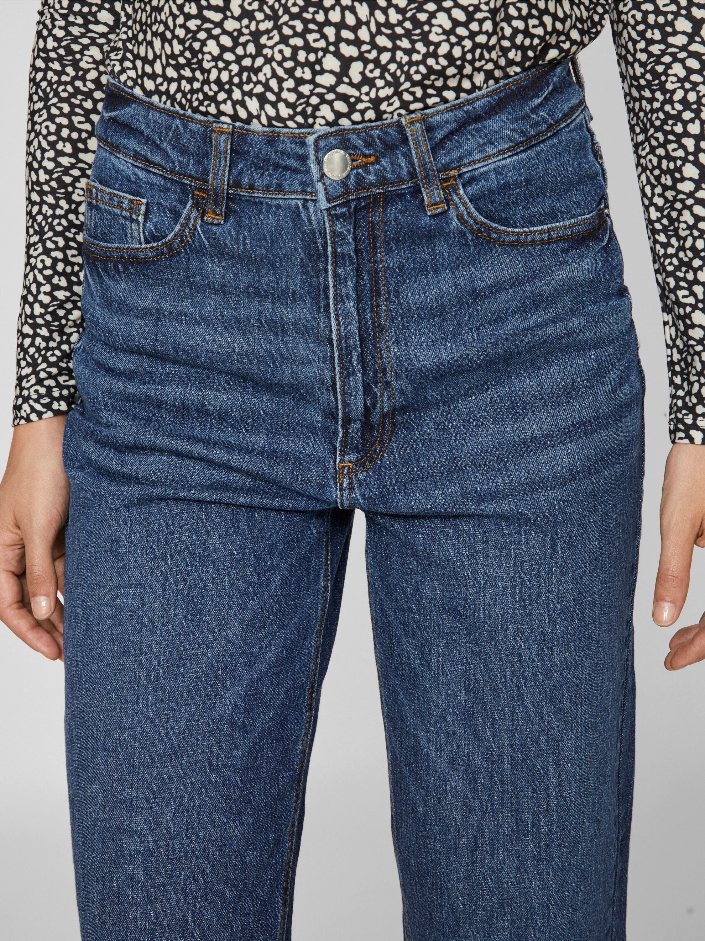 Vila Loose-fit-Jeans KELLY (1-tlg) Plain/ohne Details