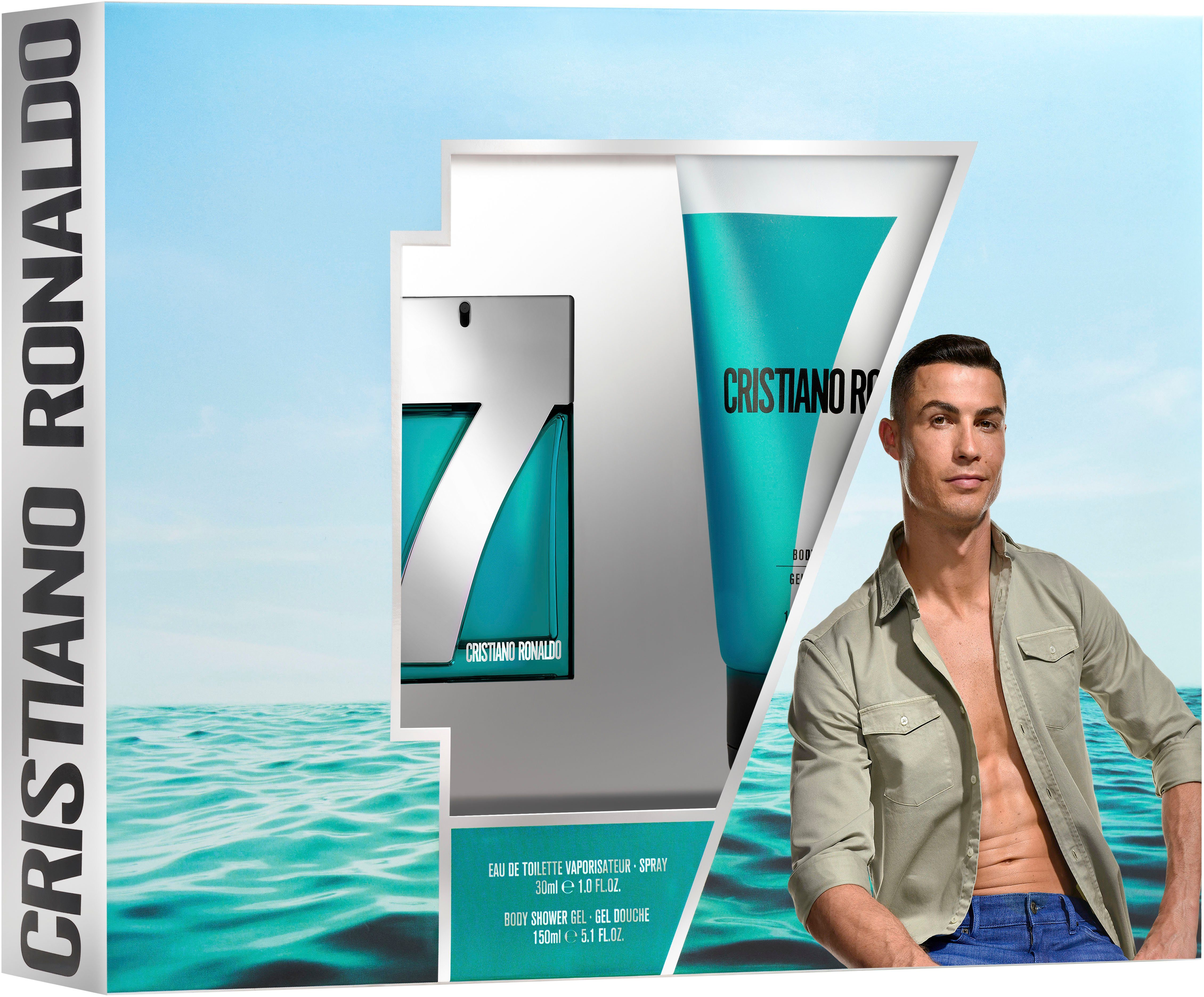 CRISTIANO RONALDO Duft-Set Eau de Toilette und Duschgel, 2-tlg., mit erfrischender Kopfnote