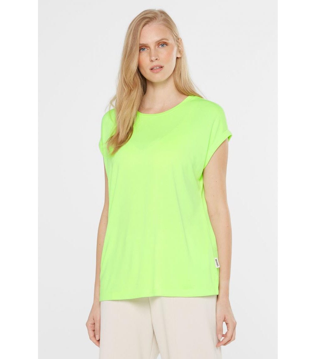SENSES.THE LABEL T-Shirt TU:NIS aus Modal-Mix