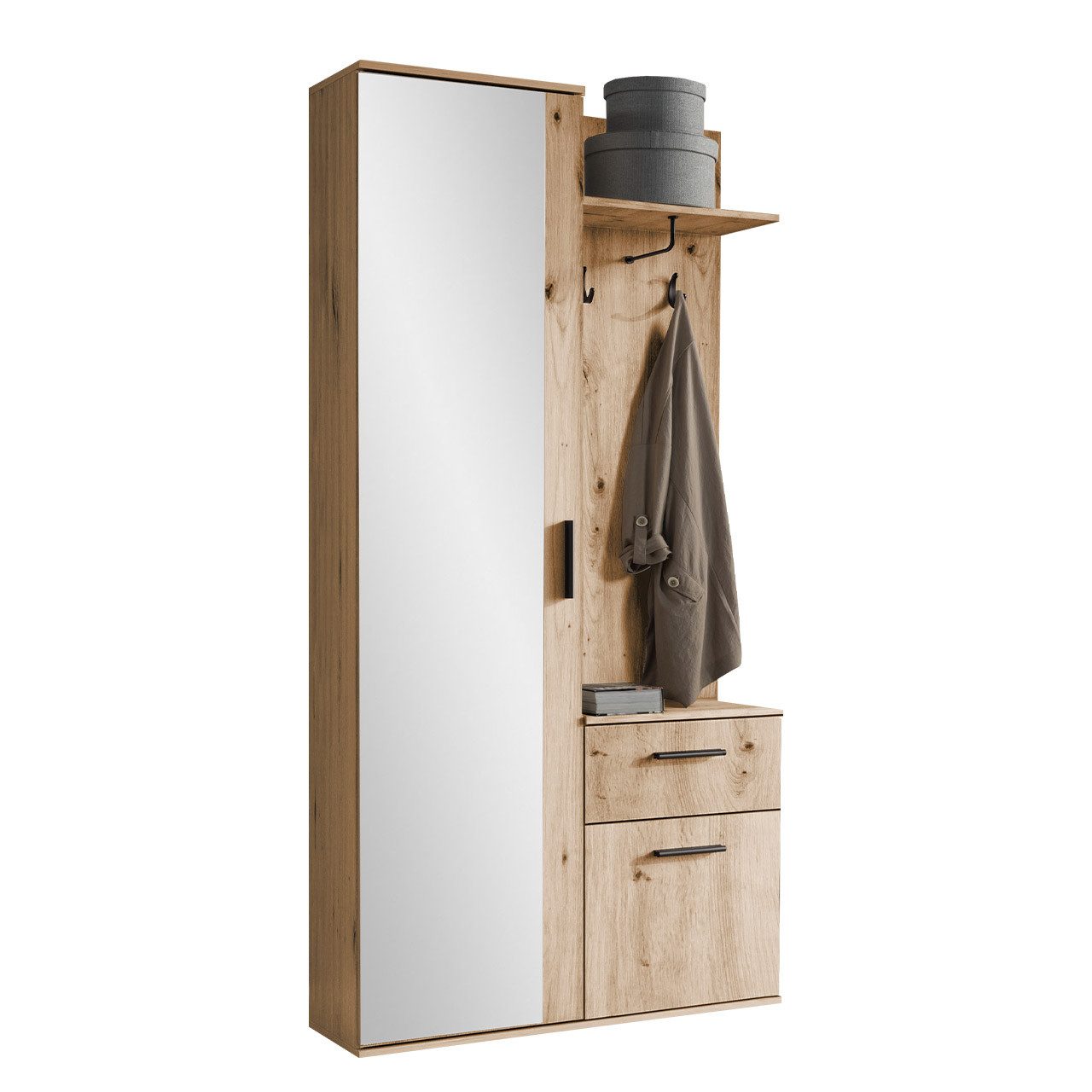 MIRJAN24 Garderoben-Set Lux, (Komplett-Set, 2 Kleiderhaken, günstig online kaufen