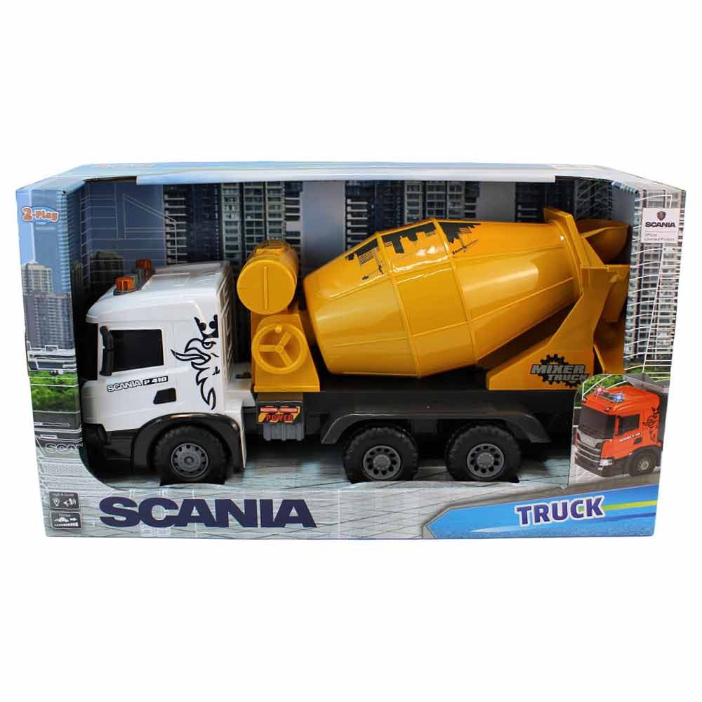 2-Play Traffic Spielzeug-LKW Betonmischer XXL Spielzeug Scania - ca. 52 cm, günstig online kaufen