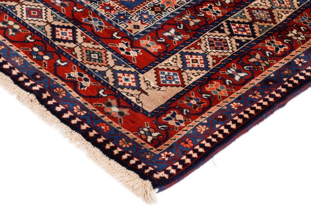 Orientteppich Yalameh 261x361 Perserteppich, rechteckig, mm / Handgeknüpfter Orientteppich 12 Nain Trading, Höhe: