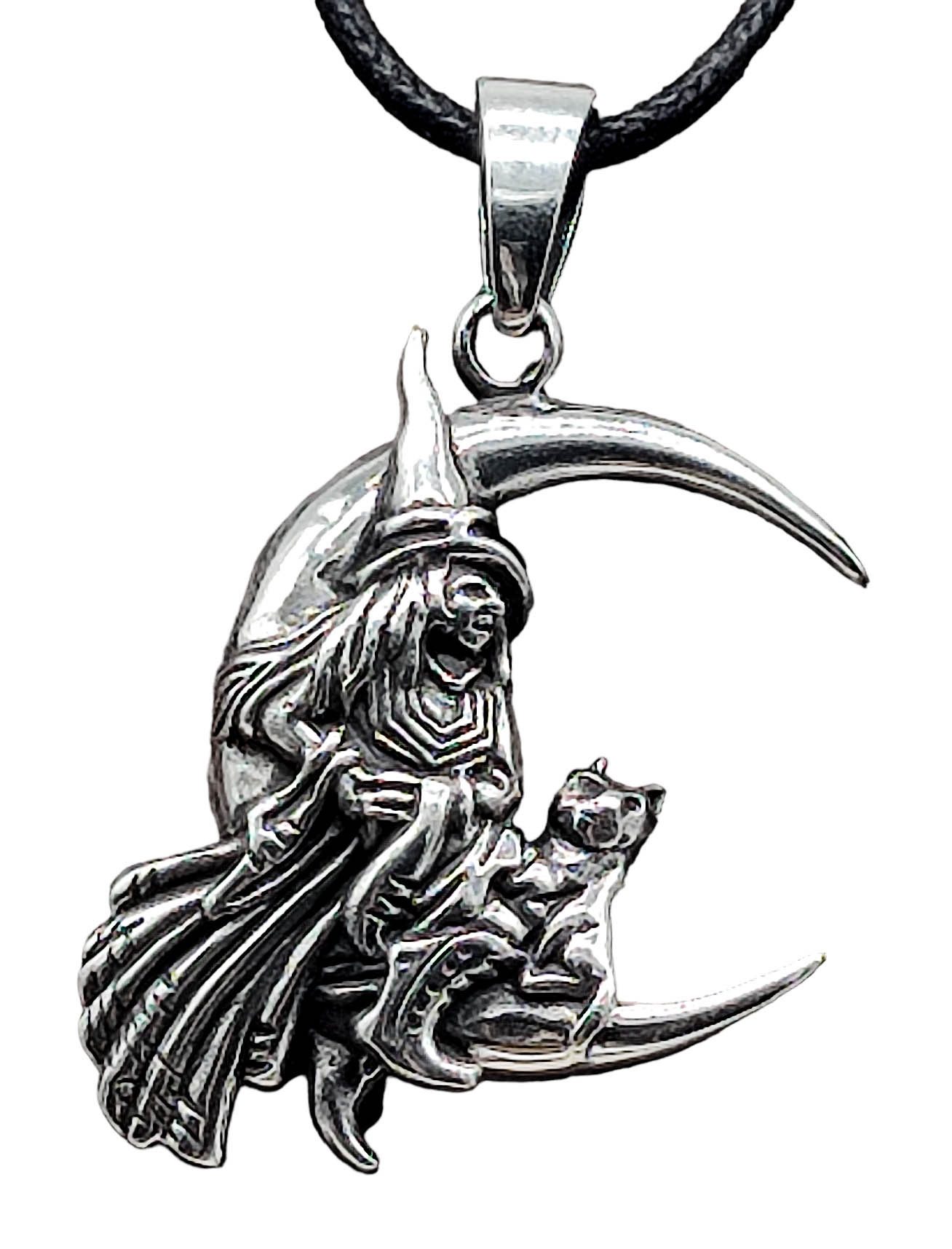 Kettenanhänger ANHÄNGER 463 HEXE - SILBER