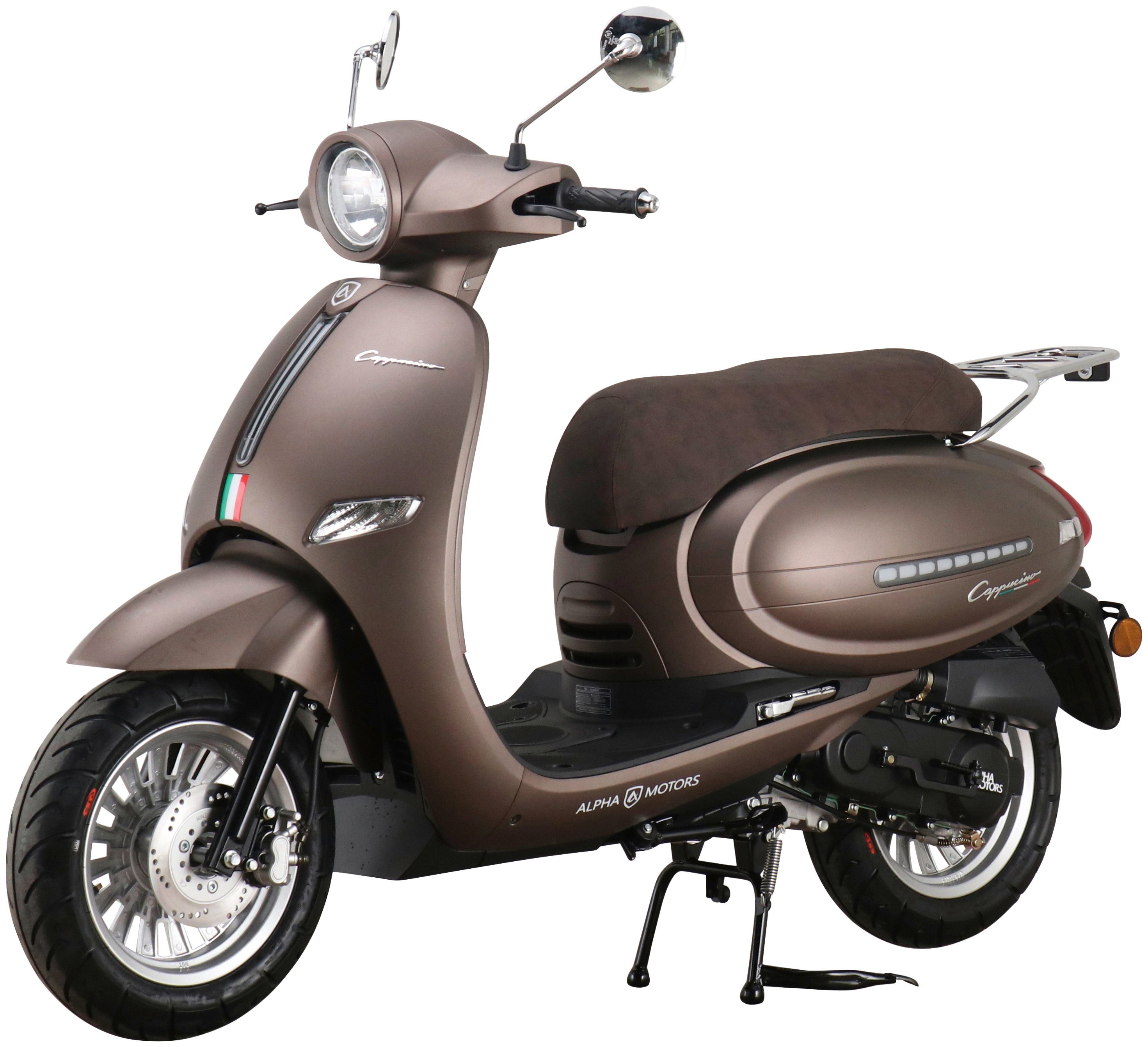 Alpha Motors Motorroller 45 Euro 5 50 ccm, km/h, Cappucino