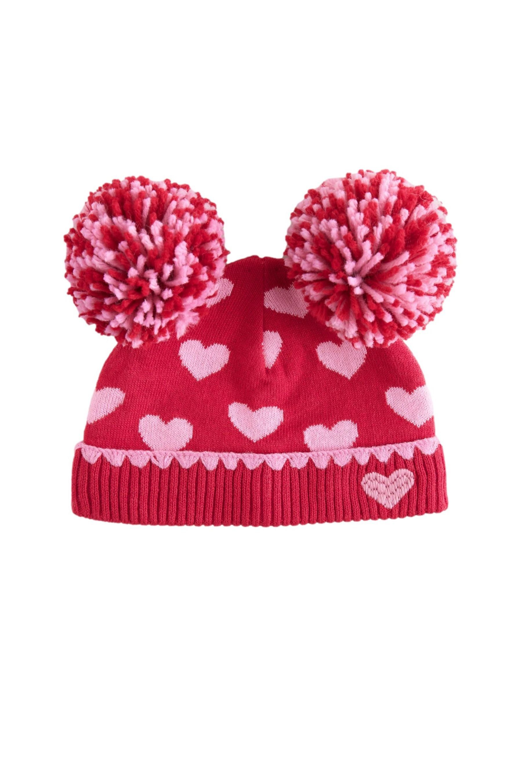 Next Bommelmütze Baby Beanie mit zwei Bommeln (1-St)