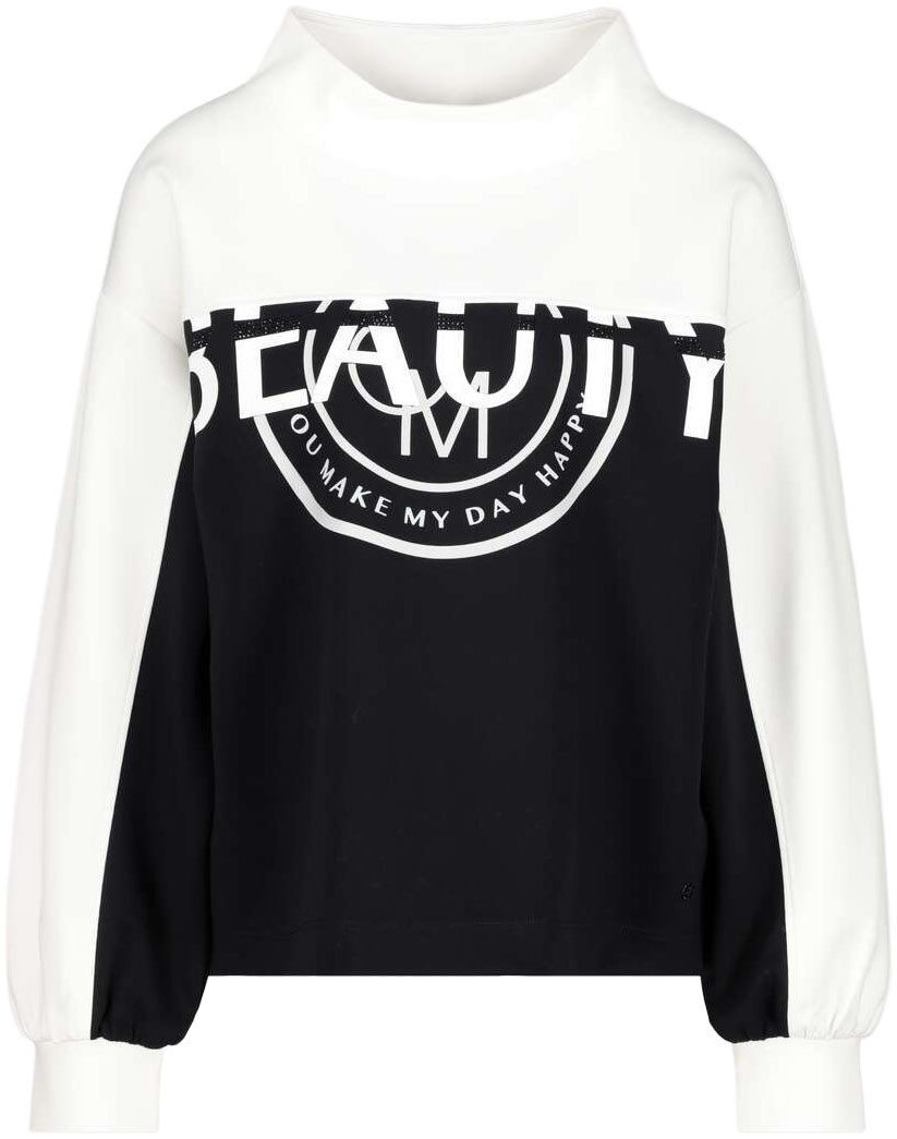 Monari Sweatshirt Sweatshirt Colorblock Regular fit mit Rundhalsausschnitt
