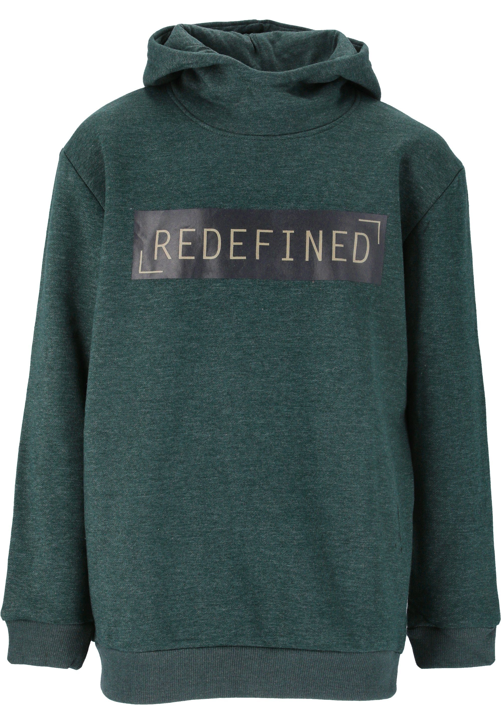 Sweeny dunkelgrün CRUZ mit trendigem Sweatshirt Frontprint