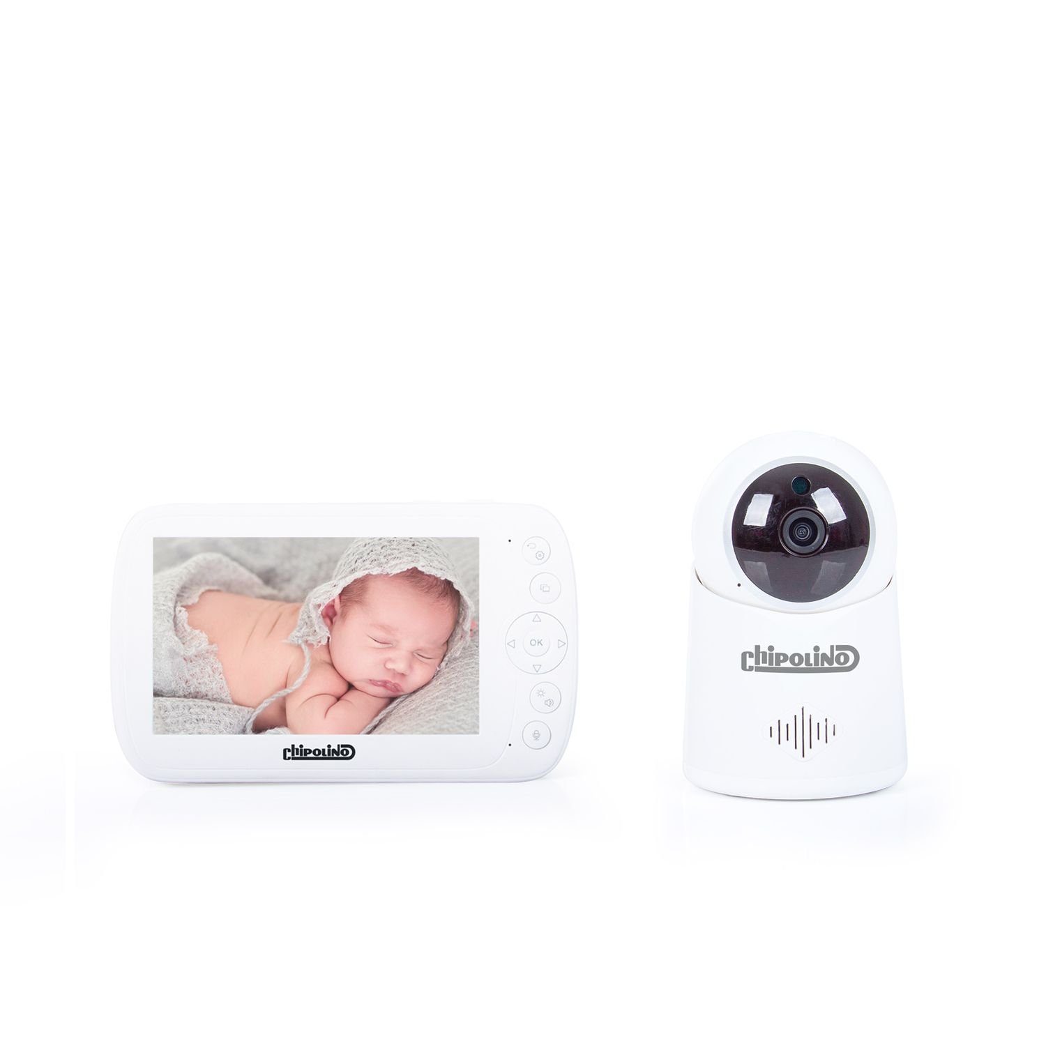 LCD Temperatursensor Nachtsicht, Zoll, Musik, Orion 5 Chipolino Video-Babyphone Babyphone