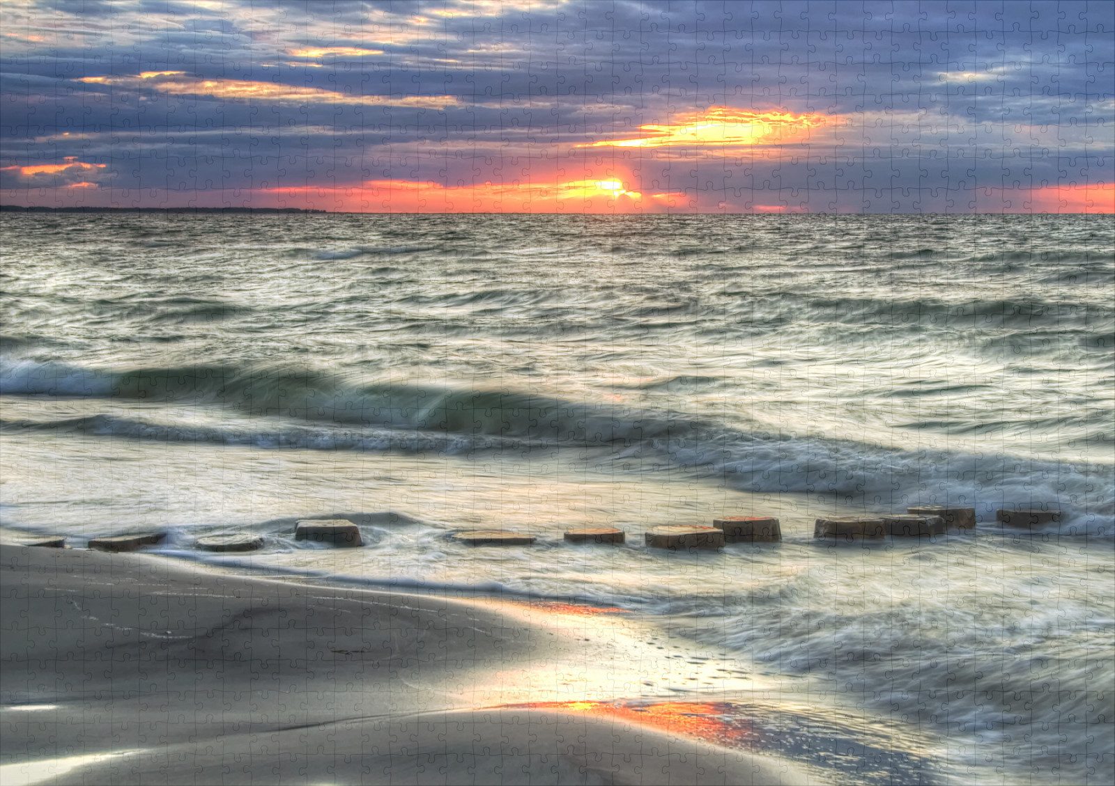 raxxa Puzzle Premium-Puzzle "Typisch Ostsee", FSC®, 1000 Puzzleteile