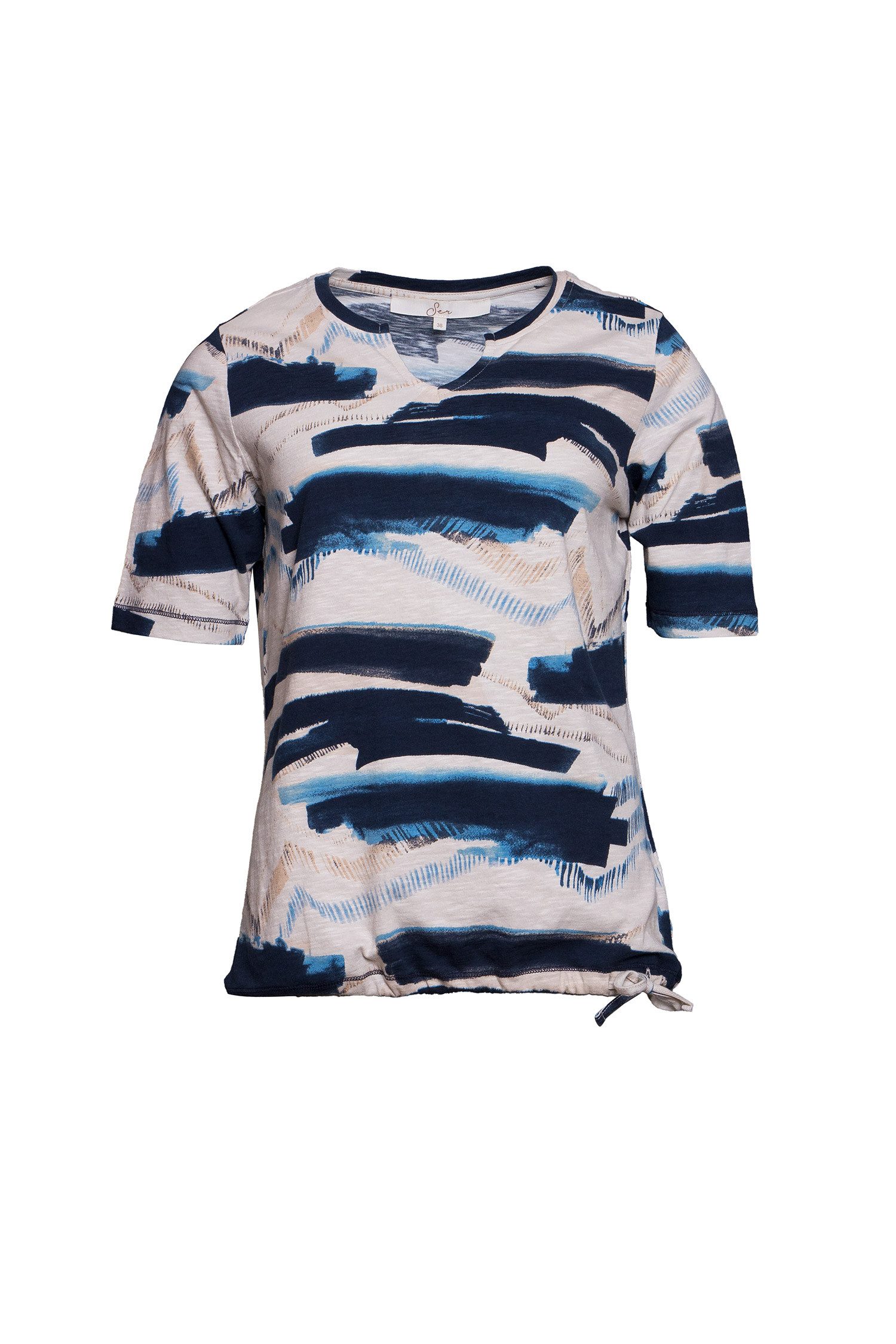 SER T-Shirt Shirt weiche Leinenstruktur W5250129 günstig online kaufen