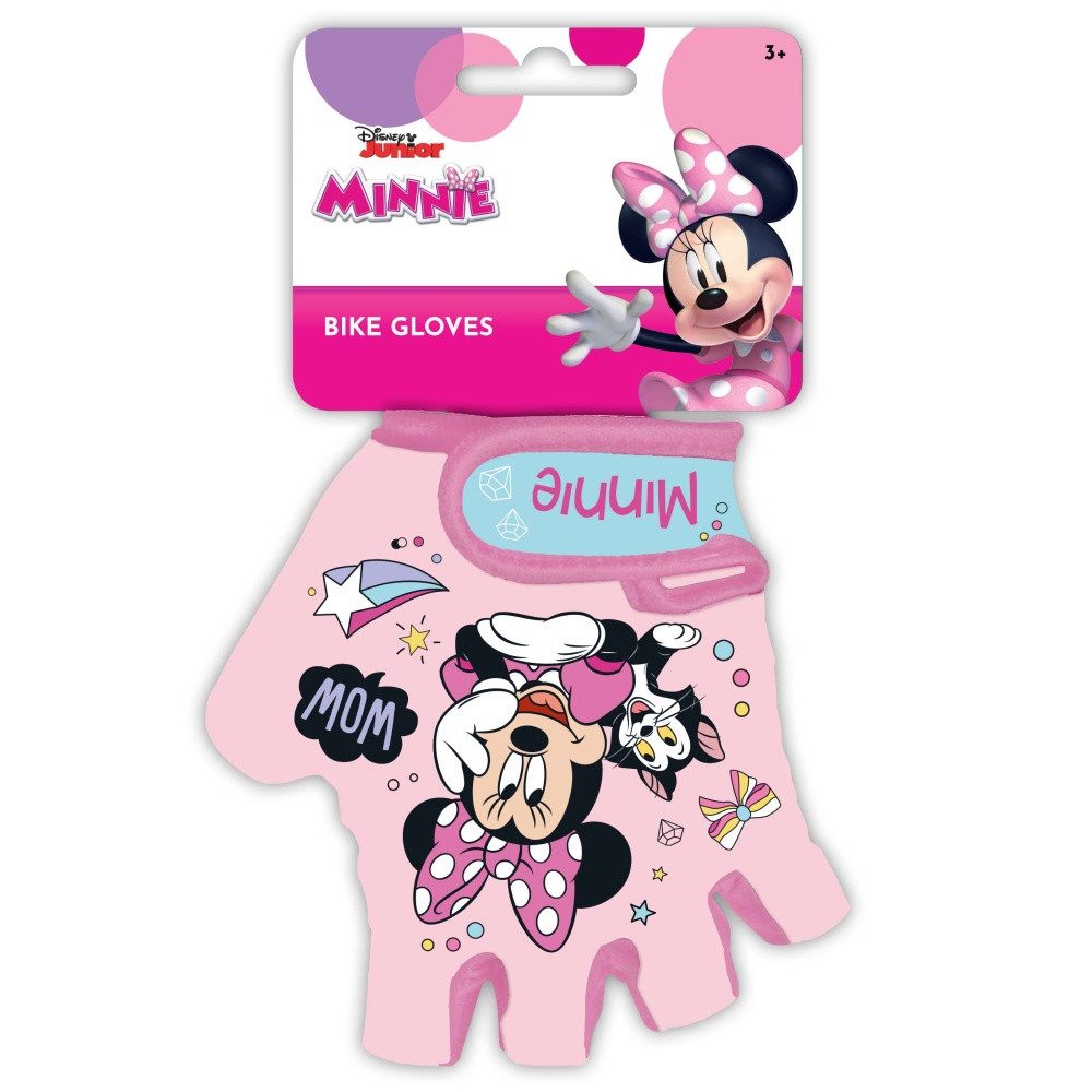 Seven Polska Fahrradhandschuhe Disney Minnie Mouse, Größe S, fingerloser Schutz-Handschuh