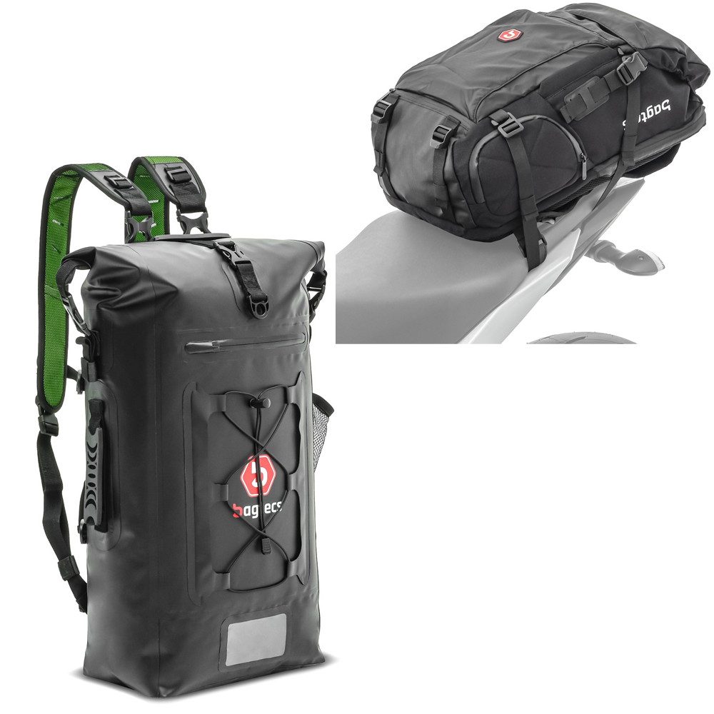 Bagtecs Reisetasche Set: Rucksack # HX5 Tasche für Freizeit und Reisen 45Ltr wasserdicht +